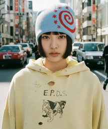 PIEDPIPER（パイド・パイパー）の「スパイラルロゴビーニーブルー（ニットキャップ/ビーニー）」