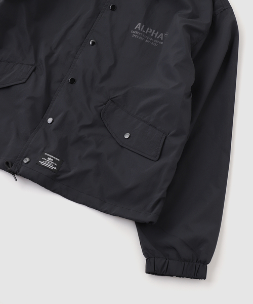 Alpha Industries（アルファインダストリーズ）の「ALPHA INDUSTRIES / アルファ インダストリーズ LIGHTWEIGHT RELAXED COAC（その他アウター・メンズ・ブラック・MEDIUM/SMALL/X-LARGE/LARGE）」の3枚目の写真