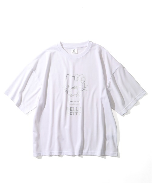 sanrio(サンリオ)の「【Sanrio/サンリオ】刺繍&プリント グラフィックTシャツ(Tシャツ/カットソー・レディース・ネイビー/ブラック/ピンク/ホワイト・L/M)」の15枚目の写真