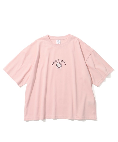 sanrio(サンリオ)の「【Sanrio/サンリオ】刺繍&プリント グラフィックTシャツ(Tシャツ/カットソー・レディース・ネイビー/ブラック/ピンク/ホワイト・L/M)」の18枚目の写真