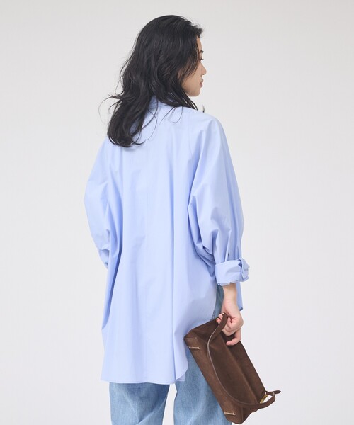 Rouge vif Anna(ルージュヴィフアンナ)の「ドルマンストレッチブロードビックシャツ(シャツ/ブラウス・レディース・カーキ/サックスブルー/オフホワイト・フリー)」の20枚目の写真