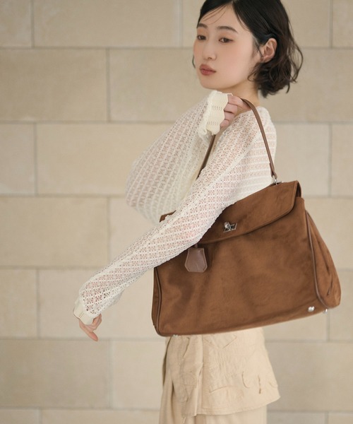 LAULEN(ローレン)の「cotton openwork bolero cardigan /コットン透かし編みニットボレロカーディガン(Tシャツ/カットソー・レディース・ブルー/アイボリー/ブラック/グリーン/オレンジ・FREE)」の8枚目の写真