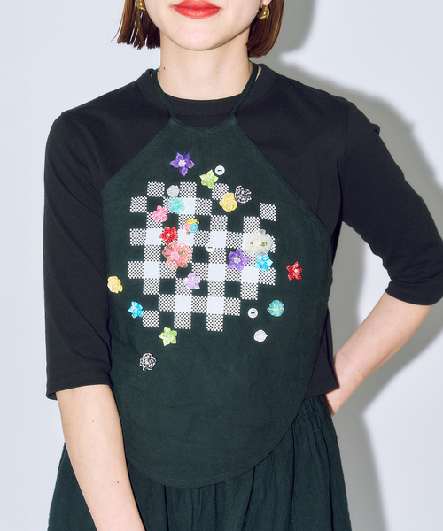 CITYSHOP(シティーショップ)の「YANYAN × FUJIN TREE 別注 トップス(シャツ/ブラウス・レディース・ブラック・FREE)」の1枚目の写真