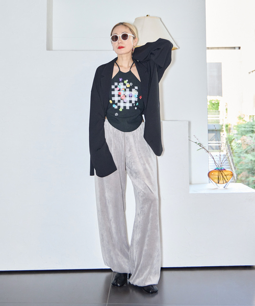 CITYSHOP(シティーショップ)の「YANYAN × FUJIN TREE 別注 トップス(シャツ/ブラウス・レディース・ブラック・FREE)」の15枚目の写真