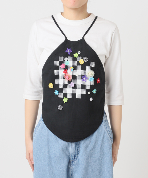 CITYSHOP(シティーショップ)の「YANYAN × FUJIN TREE 別注 トップス(シャツ/ブラウス・レディース・ブラック・FREE)」の9枚目の写真