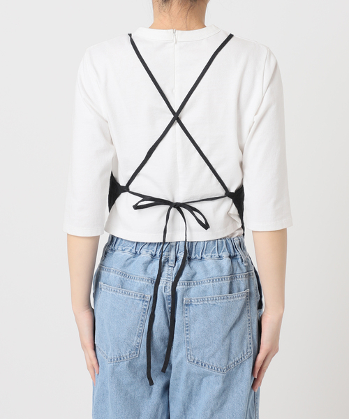 CITYSHOP(シティーショップ)の「YANYAN × FUJIN TREE 別注 トップス(シャツ/ブラウス・レディース・ブラック・FREE)」の7枚目の写真