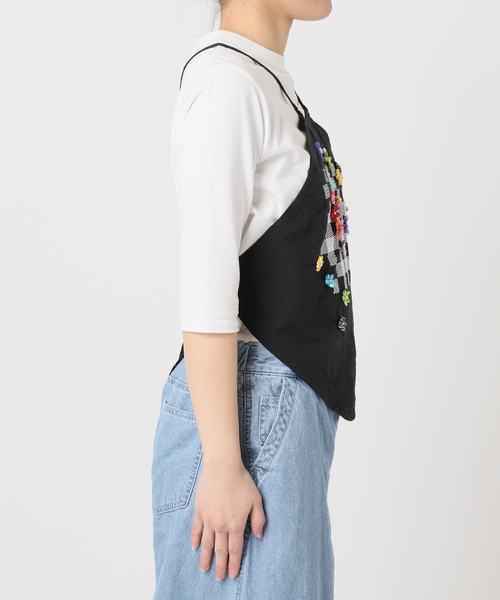 CITYSHOP(シティーショップ)の「YANYAN × FUJIN TREE 別注 トップス(シャツ/ブラウス・レディース・ブラック・FREE)」の6枚目の写真