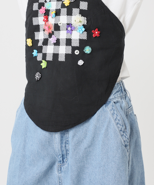 CITYSHOP(シティーショップ)の「YANYAN × FUJIN TREE 別注 トップス(シャツ/ブラウス・レディース・ブラック・FREE)」の4枚目の写真