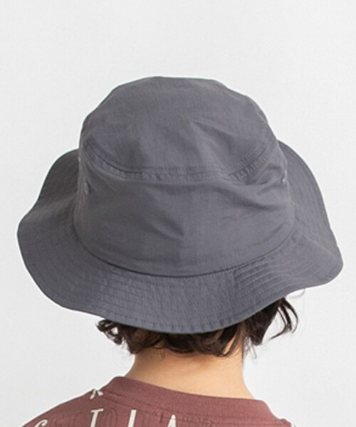 BRANSHES(ブランシェス)の「【接触冷感/虫よけ効果】アウトドアハット(ハット・キッズ・グレー/サックスブルー・52cm/56cm/54cm/50cm)」の5枚目の写真