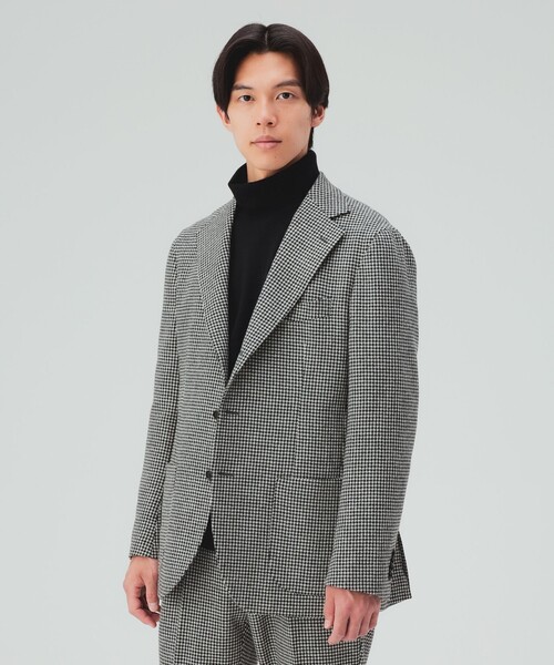 BEAMS HEART(ビームスハート)の「フランネル 3ボタン ジャケット(セットアップ対応)(テーラードジャケット・メンズ・チャコールグレー/その他1/その他/ネイビー・X-LARGE/LARGE/XX-LARGE/MEDIUM/SMALL)」の3枚目の写真