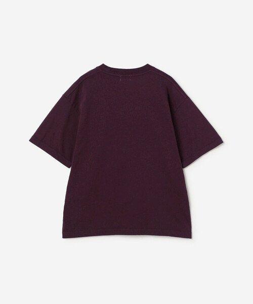 UNFIL(アンフィル)の「UNFIL | コットン製品染め クルーネックTシャツ WOMEN(Tシャツ/カットソー・レディース・ベージュ/ライトブルー/パープル系その他・0)」の5枚目の写真