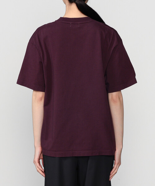 UNFIL(アンフィル)の「UNFIL | コットン製品染め クルーネックTシャツ WOMEN(Tシャツ/カットソー・レディース・ベージュ/ライトブルー/パープル系その他・0)」の15枚目の写真