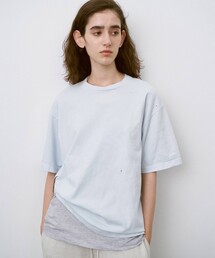 UNFIL | UNFIL | コットン製品染め クルーネックTシャツ WOMEN(Tシャツ/カットソー)