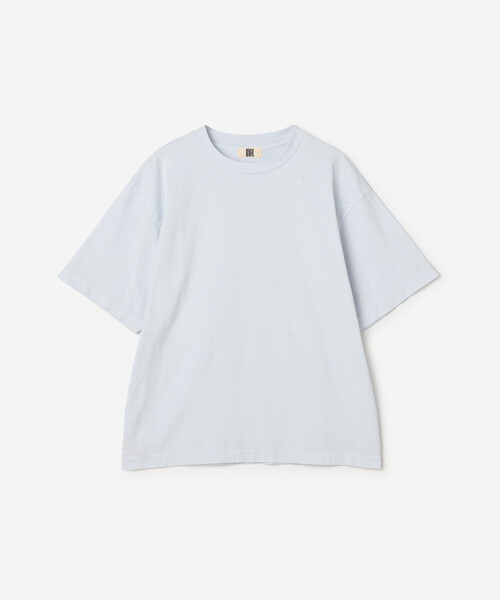 UNFIL(アンフィル)の「UNFIL | コットン製品染め クルーネックTシャツ WOMEN(Tシャツ/カットソー・レディース・ベージュ/ライトブルー/パープル系その他・0)」の18枚目の写真