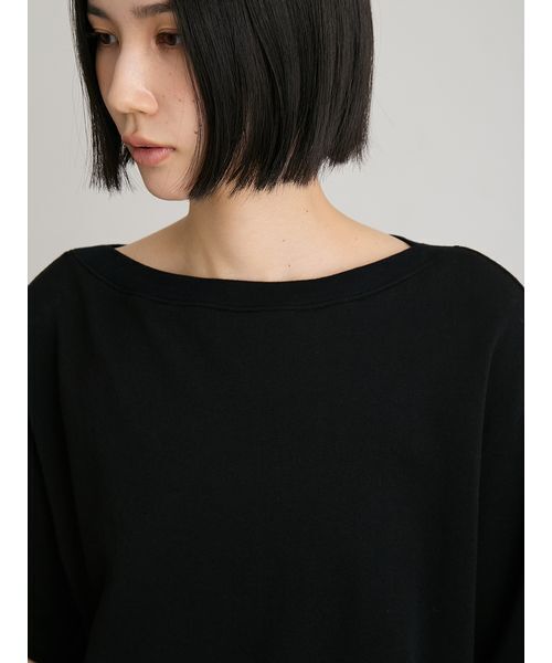 MIESROHE(ミースロエ)の「【洗える】【セットアップ対応】シアー裏毛オフショルトップス(Tシャツ/カットソー・レディース・イエロー/ホワイト/ブラック・F)」の14枚目の写真