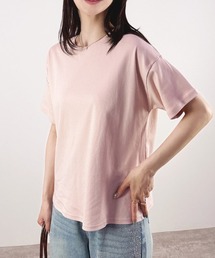 【ツルさらでお肌にやさしい綿100％素材】C100 ひんやりタッチ 半袖 無地 Tシャツ