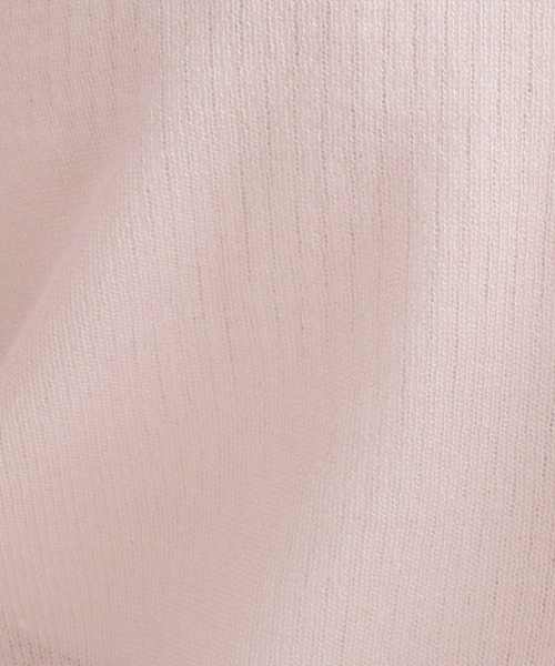 couture brooch（クチュールブローチ）の「【洗える・パール調釦】LEVITA 愛されシアーカーディガン（カーディガン/ボレロ・レディース・オフホワイト/ピンク/ライトグレー/ブラック・42/40/38/36）」の22枚目の写真