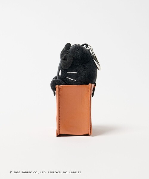 HELLO KITTY × UNITED ARROWS＞チャーム BLACK（キーケース/キー