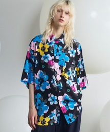 UNISEX》【Italian Dead Stock Fabric】Prime-Over Open Collar