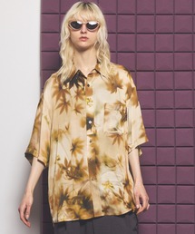 《UNISEX》【Italian Dead Stock Fabric】Prime-Over Regular Collar Various Patterns Short Sleeve Shirt/【イタリアンデッドストックファブリック】プライムオーバーレギュラーカラーヴェリアスパターンショートスリーブシャツ【MAISON SPECIAL/メゾンスペシャル】