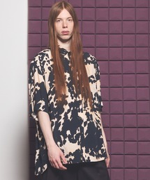 MAISON SPECIAL（メゾンスペシャル）の「《UNISEX》【Italian Dead Stock Fabric】Prime-Over Regular Collar Various Patterns Short Sleeve Shirt 【イタリアンデッドストックファブリック】プライムオーバーレギュラーカラーヴェリアスパターンショートスリーブシャツ【MAISON SPECIAL メゾンスペシャル】（シャツ/ブラウス）」