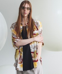 《UNISEX》【Italian Dead Stock Fabric】Prime-Over Regular Collar Various Patterns Short Sleeve Shirt/【イタリアンデッドストックファブリック】プライムオーバーレギュラーカラーヴェリアスパターンショートスリーブシャツ【MAISON SPECIAL/メゾンスペシャル】