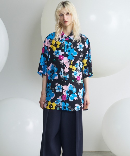MAISON SPECIAL(メゾンスペシャル)の「《UNISEX》【Italian Dead Stock Fabric】Prime-Over Regular Collar Various Patterns Short Sleeve Shirt/【イタリアンデッドストックファブリック】プライムオーバーレギュラーカラーヴェリアスパターンショートスリーブシャツ【MAISON SPECIAL/メゾンスペシャル】(シャツ/ブラウス・メンズ・その他8/その他1/その他5/その他3/その他2/その他9/その他7/その他4/その他6・0/2/1)」の15枚目の写真