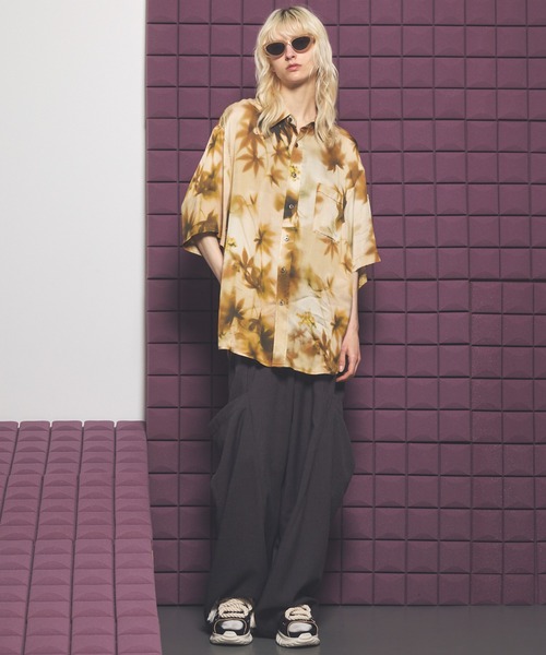 MAISON SPECIAL(メゾンスペシャル)の「《UNISEX》【Italian Dead Stock Fabric】Prime-Over Regular Collar Various Patterns Short Sleeve Shirt/【イタリアンデッドストックファブリック】プライムオーバーレギュラーカラーヴェリアスパターンショートスリーブシャツ【MAISON SPECIAL/メゾンスペシャル】(シャツ/ブラウス・メンズ・その他8/その他1/その他5/その他3/その他2/その他9/その他7/その他4/その他6・0/2/1)」の11枚目の写真