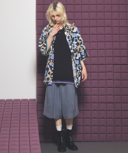 MAISON SPECIAL(メゾンスペシャル)の「《UNISEX》【Italian Dead Stock Fabric】Prime-Over Regular Collar Various Patterns Short Sleeve Shirt/【イタリアンデッドストックファブリック】プライムオーバーレギュラーカラーヴェリアスパターンショートスリーブシャツ【MAISON SPECIAL/メゾンスペシャル】(シャツ/ブラウス・メンズ・その他8/その他1/その他5/その他3/その他2/その他9/その他7/その他4/その他6・0/2/1)」の13枚目の写真