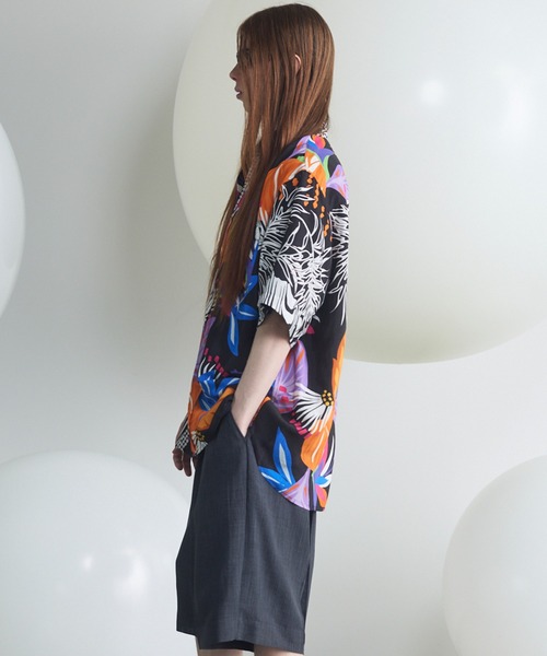 MAISON SPECIAL(メゾンスペシャル)の「《UNISEX》【Italian Dead Stock Fabric】Prime-Over Regular Collar Various Patterns Short Sleeve Shirt/【イタリアンデッドストックファブリック】プライムオーバーレギュラーカラーヴェリアスパターンショートスリーブシャツ【MAISON SPECIAL/メゾンスペシャル】(シャツ/ブラウス・メンズ・その他8/その他1/その他5/その他3/その他2/その他9/その他7/その他4/その他6・0/2/1)」の22枚目の写真
