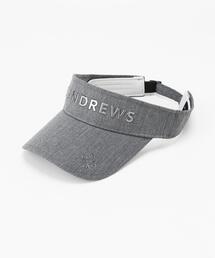St ANDREWS（セントアンドリュース）の「【St ANDREWS】TCツイル 撥水ロゴバイザー (UNISEX)（サンバイザー）」
