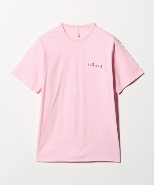 MONKEY TIME(モンキータイム)の「<SUNFLOWER>ロゴ Tシャツ(Tシャツ/カットソー・メンズ・ライトピンク/ライトブルー/オフホワイト・M/L)」の3枚目の写真