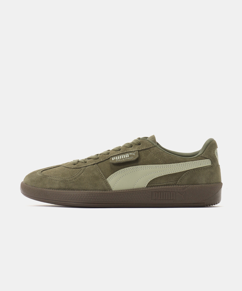 PUMA(プーマ)の「PUMA PALERMO 396463-89(スニーカー・メンズ・カーキ・28cm/28.5cm/23cm/24cm/24.5cm/26.5cm/27cm/27.5cm/23.5cm/26cm/25cm)」の1枚目の写真