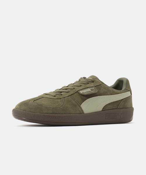 PUMA(プーマ)の「PUMA PALERMO 396463-89(スニーカー・メンズ・カーキ・28cm/28.5cm/23cm/24cm/24.5cm/26.5cm/27cm/27.5cm/23.5cm/26cm/25cm)」の2枚目の写真