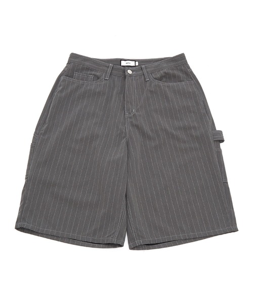 a.p.o.v.(エーピーオービー)の「a.p.o.v. ピンストライプTRバギーペインターハーフパンツ(その他パンツ・メンズ・グレー/ブラック・M)」の10枚目の写真