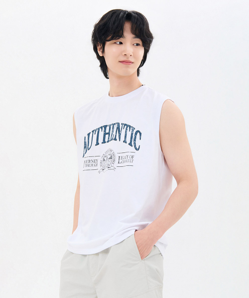 CHASECULT(チェイスカルト)の「メンズグラフィックノースリーブTシャツ-FCRK5912E01(Tシャツ/カットソー・メンズ・ホワイト・100/110/95/105)」の5枚目の写真