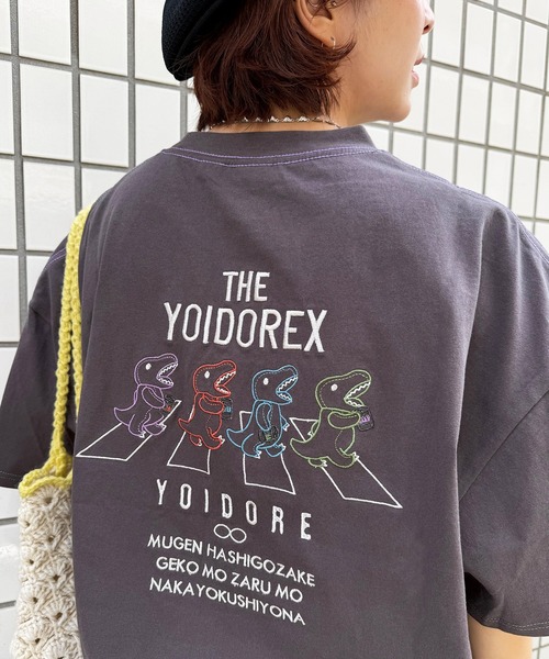 DOUBLE NAME(ダブルネーム)の「【YOIDORE】×【m:rex】 YOIDOREX BACK刺しゅうTEE(Tシャツ/カットソー・レディース・ブルー/オフホワイト/ブラック系・FREE)」の16枚目の写真