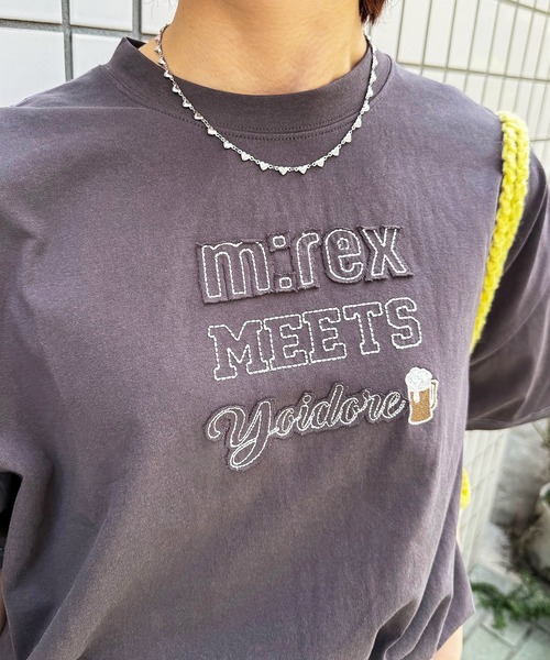 DOUBLE NAME(ダブルネーム)の「【YOIDORE】×【m:rex】 YOIDOREX BACK刺しゅうTEE(Tシャツ/カットソー・レディース・ブルー/オフホワイト/ブラック系・FREE)」の17枚目の写真