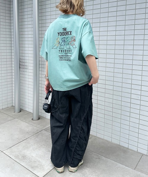 DOUBLE NAME(ダブルネーム)の「【YOIDORE】×【m:rex】 YOIDOREX BACK刺しゅうTEE(Tシャツ/カットソー・レディース・ブルー/オフホワイト/ブラック系・FREE)」の22枚目の写真
