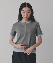 SENSE OF PLACE by URBAN RESEARCH | ヘンリーネックレイヤードトップ(半袖)(Tシャツ/カットソー)