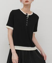 SENSE OF PLACE by URBAN RESEARCH | ヘンリーネックレイヤードトップ(半袖)(Tシャツ/カットソー)