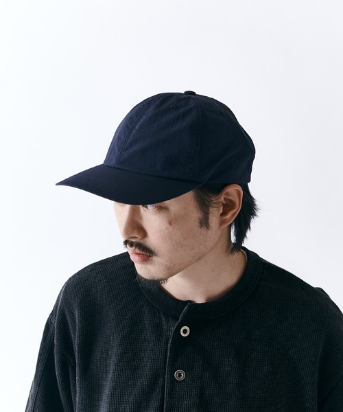 CPH(シーピーエイチ)の「【CPH】DEEP 6 PANEL CAP / NYLON RIP(キャップ・メンズ・ブラック/ネイビー・FREE)」の2枚目の写真