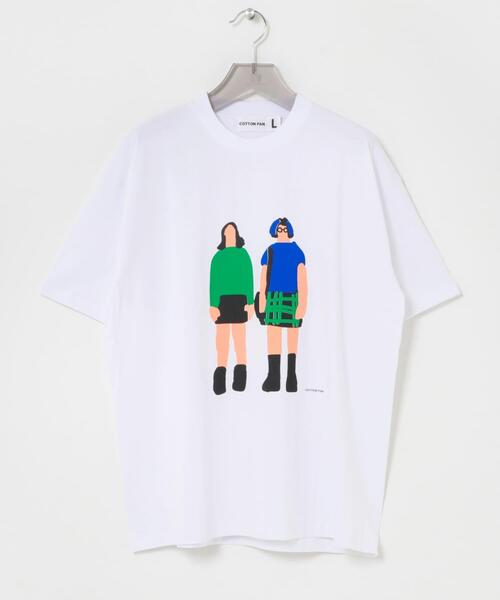 cotton pan(コットンパン)の「COTTON PAN GHOST(Tシャツ/カットソー・メンズ・ホワイト/ブラック・SMALL/MEDIUM/LARGE)」の6枚目の写真