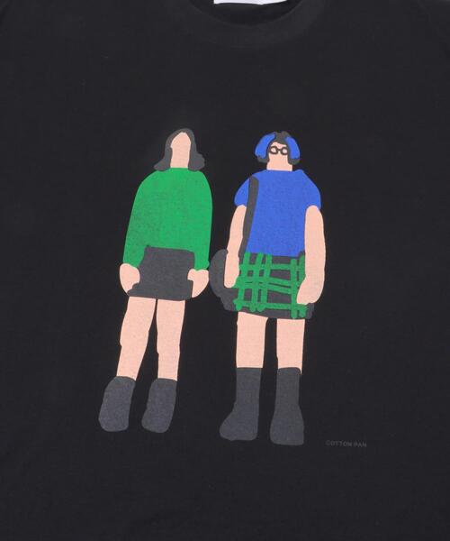 cotton pan(コットンパン)の「COTTON PAN GHOST(Tシャツ/カットソー・メンズ・ホワイト/ブラック・SMALL/MEDIUM/LARGE)」の9枚目の写真