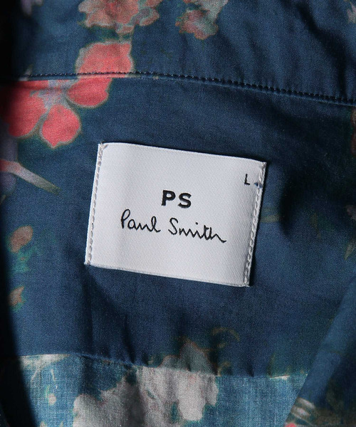PS Paul Smith(ピーエスポールスミス)の「"Faded Floral" オープンカラーシャツ / 262302 114R(シャツ/ブラウス・メンズ・ライトグリーン/ネイビー/ホワイト・X-LARGE/MEDIUM/SMALL/LARGE)」の21枚目の写真