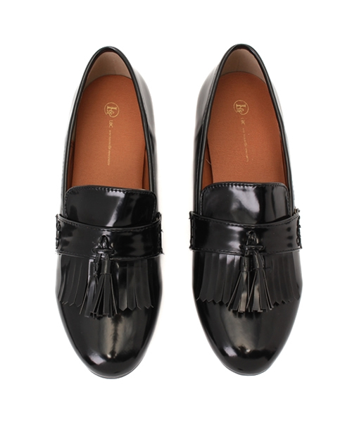 LBC(エルビーシー)の「タッセルローファー (ローファー・レディース・ブラック/ホワイト・LARGE/MEDIUM)」の9枚目の写真