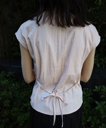 Vini（ヴィニ）の「リボンタイ 半袖 ブラウス / Ribbon Tie Shirt（シャツ/ブラウス）」