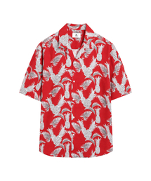 THESHIRTHOUSE（ザシャツハウス）の「ハワイアンシャツ パイナップル レッド メンズ レディース（シャツ/ブラウス）」