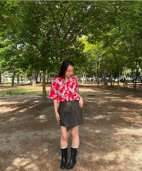 THESHIRTHOUSE（ザシャツハウス）の「ハワイアンシャツ パイナップル レッド メンズ レディース（シャツ/ブラウス・メンズ・レッド・S1/S2/S3）」の5枚目の写真