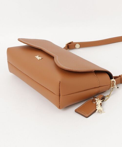 aoneco(アオネコ)の「aoneco luxe ポシェット(ショルダーバッグ・レディース・キャメル/グレー系その他/イエロー・FREE)」の5枚目の写真